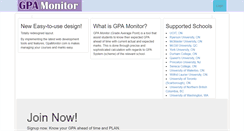 Desktop Screenshot of gpamonitor.com